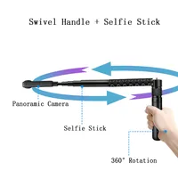Invisible Bullet Time Selfie Stick for Insta360 X4 X3 X2 GoPro 12 11 10 9 8 DJI Action 4/3 SJCAM Camera Extended Bundle Handle - Image 2