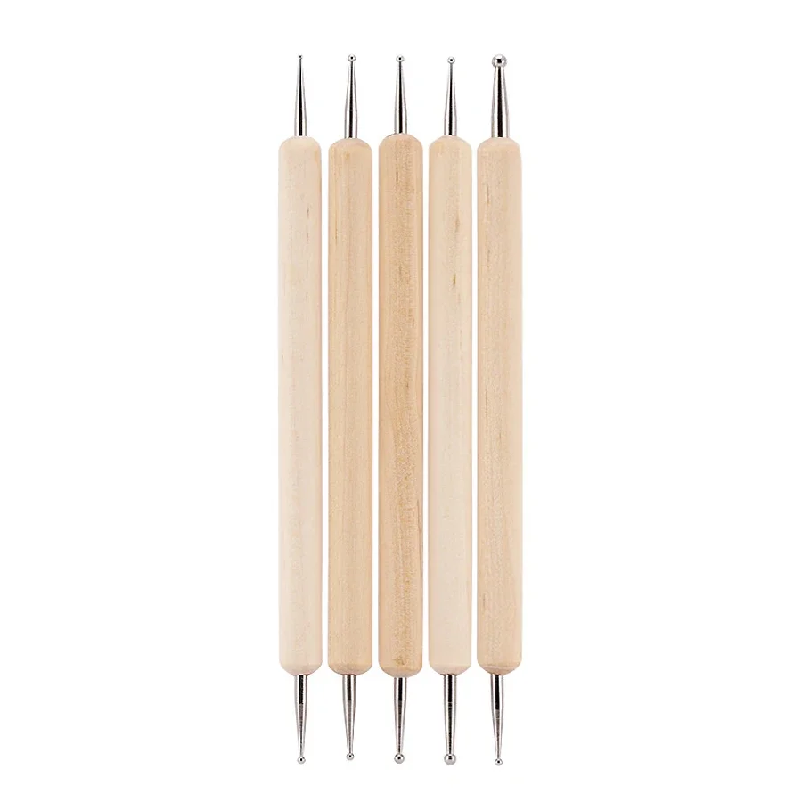 Stylets De Traçage Double Extrémité En Hêtre Et Acier - Outils Polyvalents Pour Peinture, Gravure Et Artisanat - 9