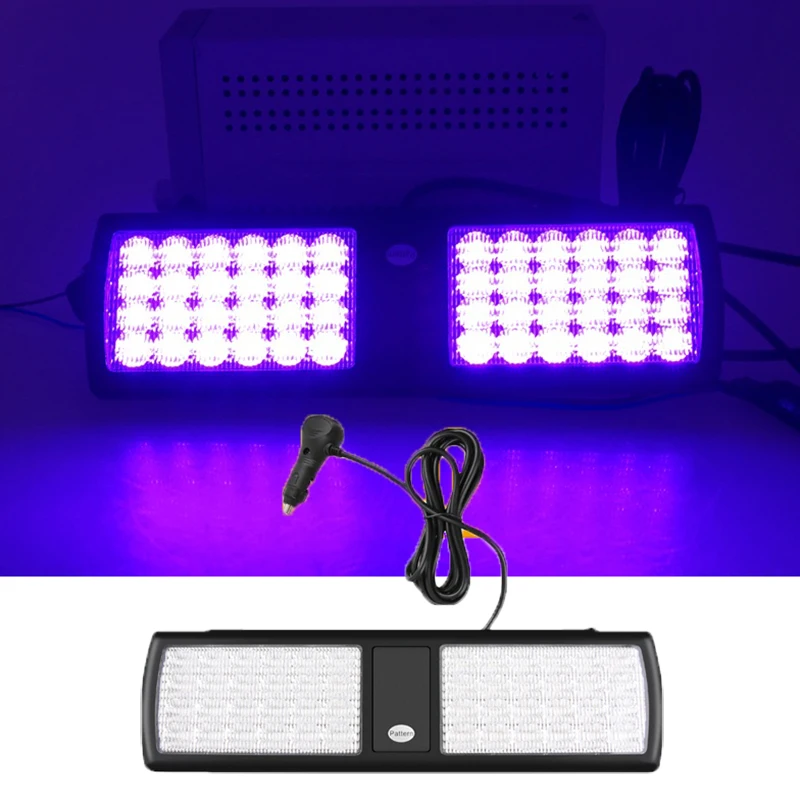 Ultra-Bright 12V LED Front Windshield Daytime Flashing Light System