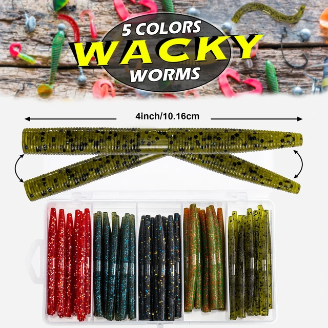 Goture 50pcs/lot Earthworm Baits 3in 4in Slow SinkingTrout Worm Soft Lures  Freshwater Artificial Fishing Soft Lures Wobblers - AliExpress