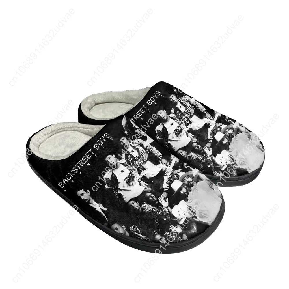 Hot Backstreet Boys Fashion Custom Slippers Mens Womens Sandals Soft Plush Casual Keep Warm Shoes Thermal Comfortable Slipper