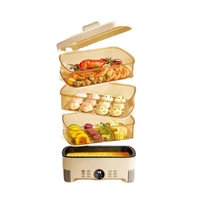 6-36L Electric Steamer Large Capacity Stainless Steel Steamer Reservable Household Intelligent Multi-function Electric Hot Pot 1