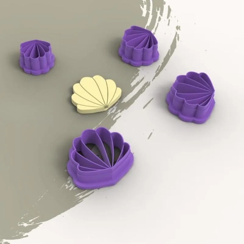 Shell Polymer Clay Cutter Scallop Polymer Clay Cutter Summer Cutter Set polymer clay tools