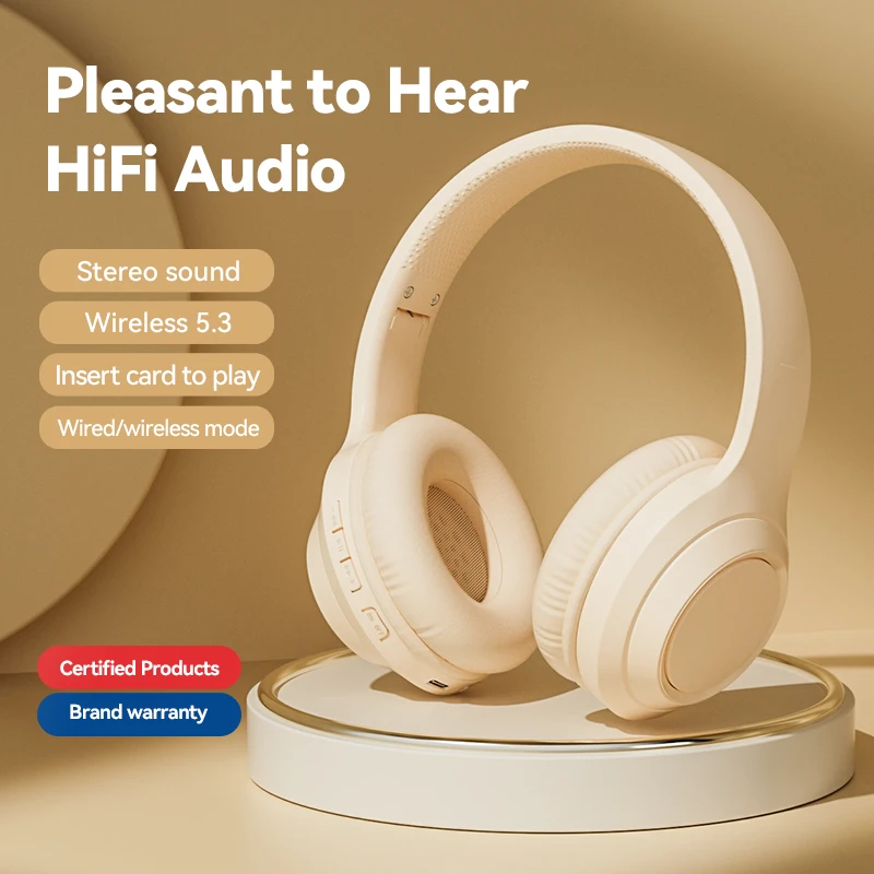 

Headset High-Color Full Package Ear Gaming Foldable Plug-In Headset Bluetooth-Compatible Headset Physical Noise Reduction