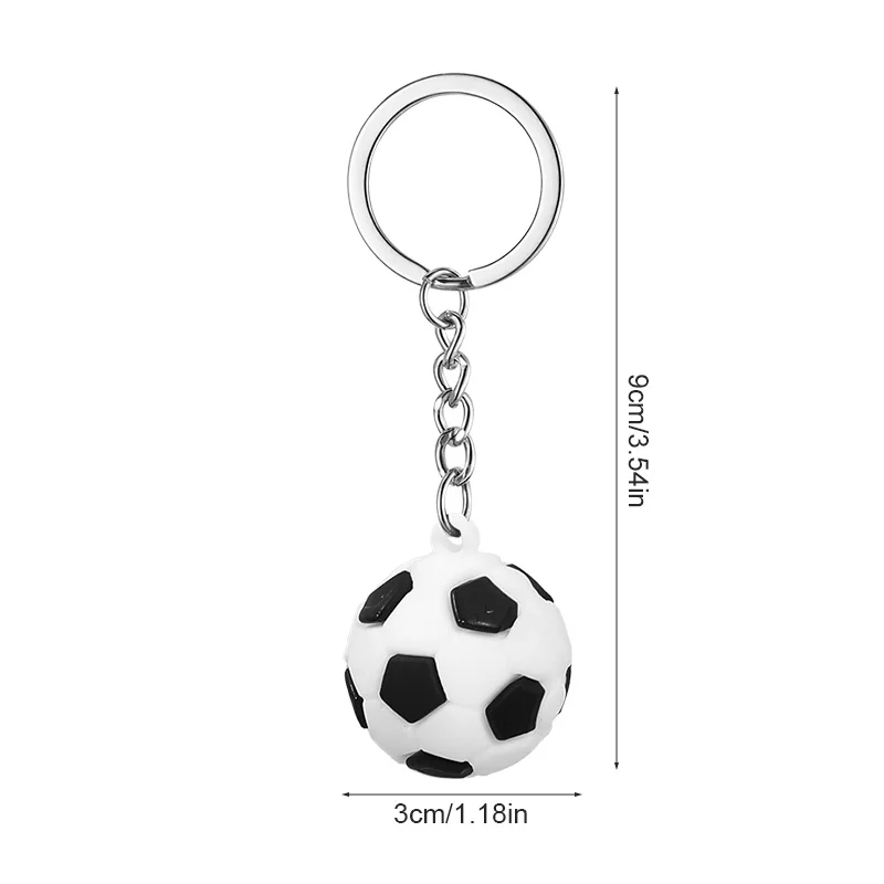 5/10/20pcs Soccer Party Kids Favors Keychain Ornament Boy Girl Sport Theme Birthday Party Supplies Pinata Filler Gifts for Guest