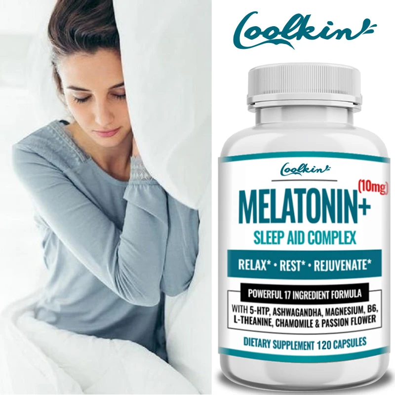 

Stress & Anxiety Relief for Better Sleep Health, Advanced Sleep Capsules Melatonin Sleep Aid