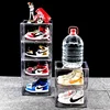 Spacious and Transparent Shoe Cabinet with Magnetic Door - The Ultimate Storage Solution 4