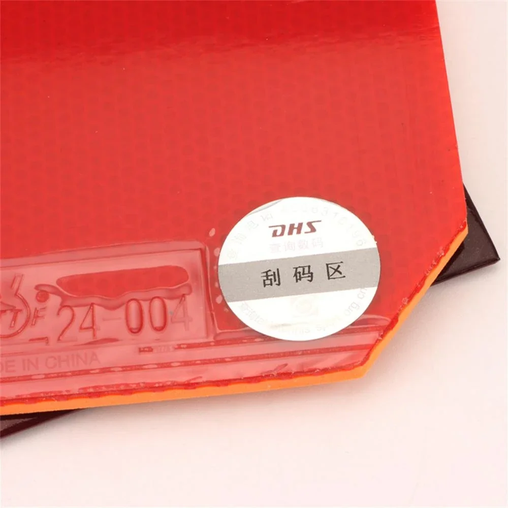 Table Tennis Rubber Original DHS PF4 50 Sticky Pimples-in PF4 Ping Pong Rubber For Loop Driving Attack