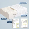 Natural Latex High Pillow Thickened Neck Protection Adult Rubber Pillows Core Hard Nap Pillow Help Sleep Body Pillows Almohadas 4