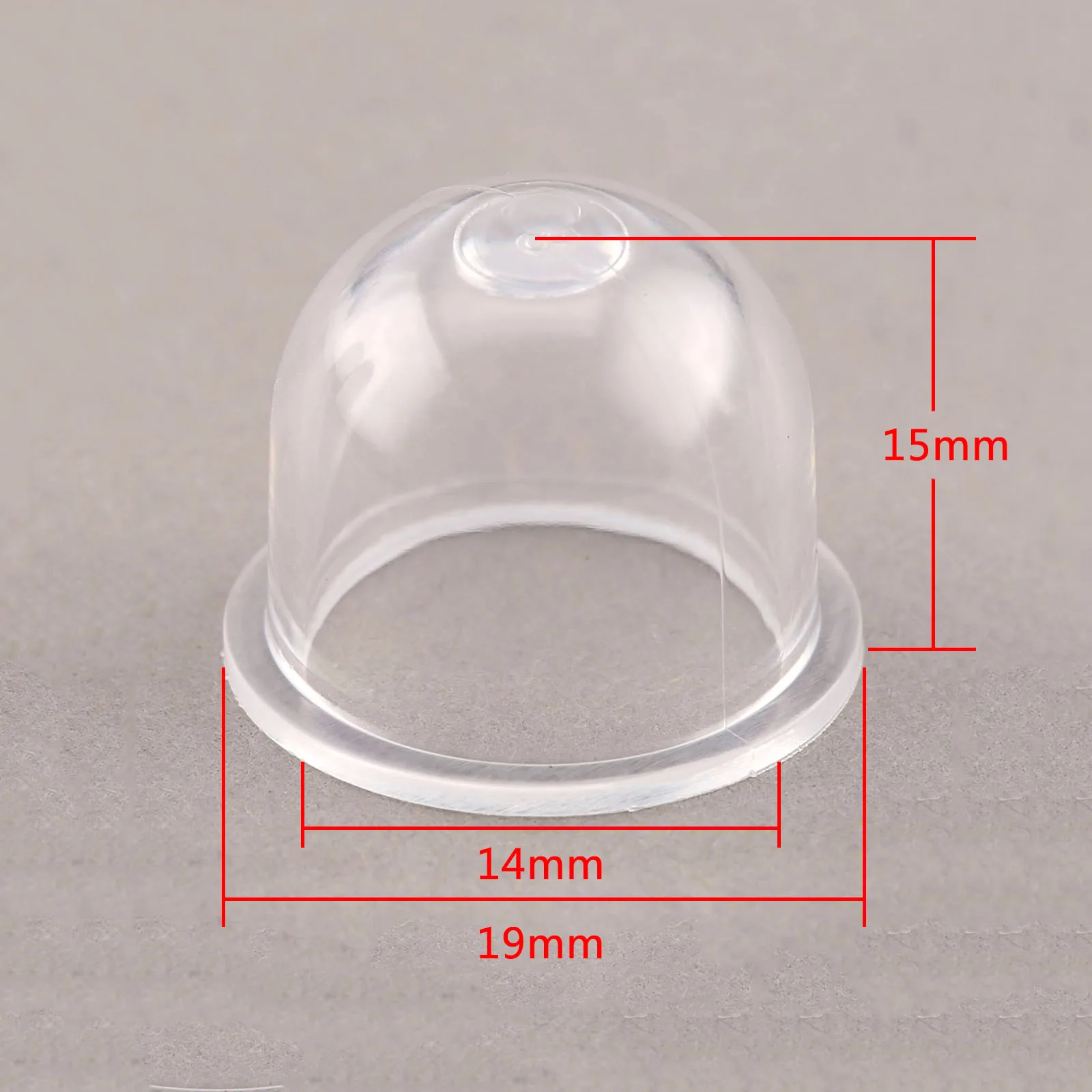 19mm 카뷰레터 예비 부품 카브 프라이머 전구 캡, 작은 연료 펌프 전기 톱 송풍기 트리머 브러시 커터 OD * ID * H = 19*14*15, 10 피스 