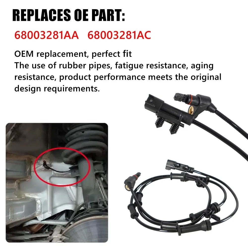 Jeep Wrangler Abs Wheel Speed Sensor - View #10