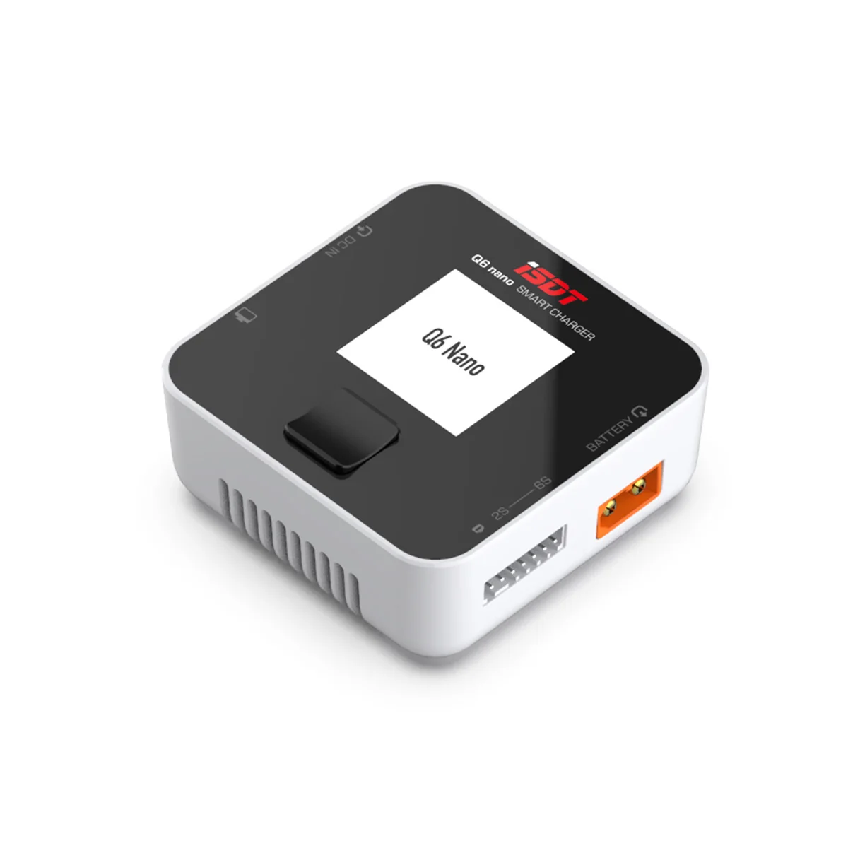 Détail des ports de sortie du chargeur d'équilibrage ISDT BL8 / Q8 Max 1000W pour batteries Lipo RC
