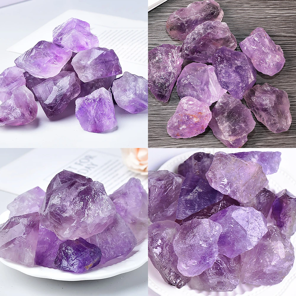 Gravilla De Amatista Natural - 300 Gramos, Piedras 9-12 Mm, Para Decoración De Acuarios Y Manualidades