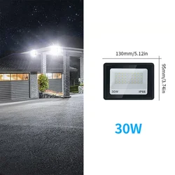 High - Brightness Waterproof LED Spotlight - Neutral Light (30W)