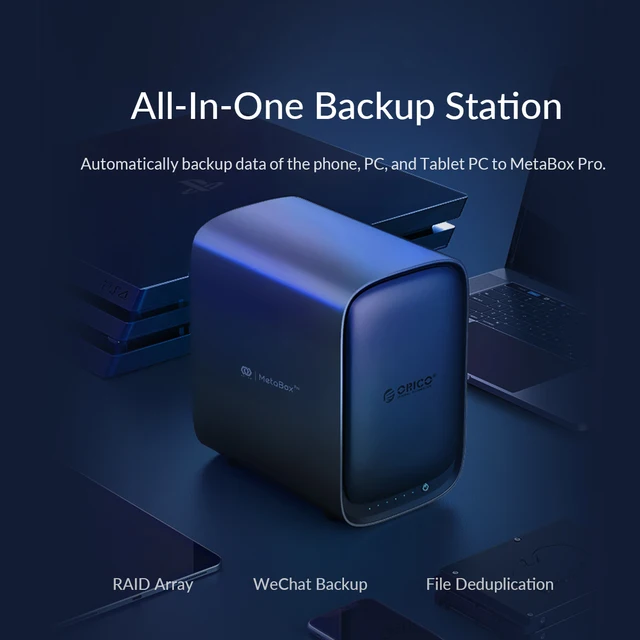 ORICO NAS Server 2 Bay Private Cloud Storage Server for Home 