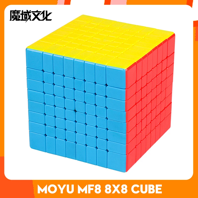 

Original Moyu MF8 8x8 Cube 8Layers Magic Speed Cube Puzzle 8x8 Black Stickerless Cubo Magico 8*8*8 Education