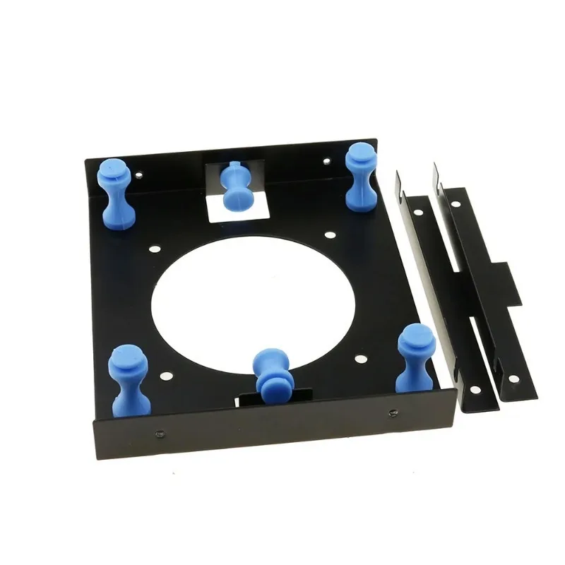 High Quality Metal Adapter Black Shockproof 3.5" Hard Disk To 5.25" DVD ROM Bracket Mounting Adapter