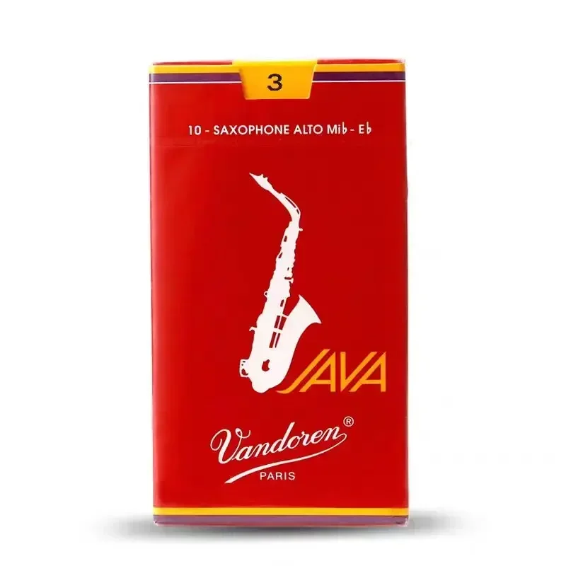Vandoren Red box JAVA Eb Alto sax reed 2.0/2.5/3.0 10 reeds/box saxophone reeds,sax resin reed
