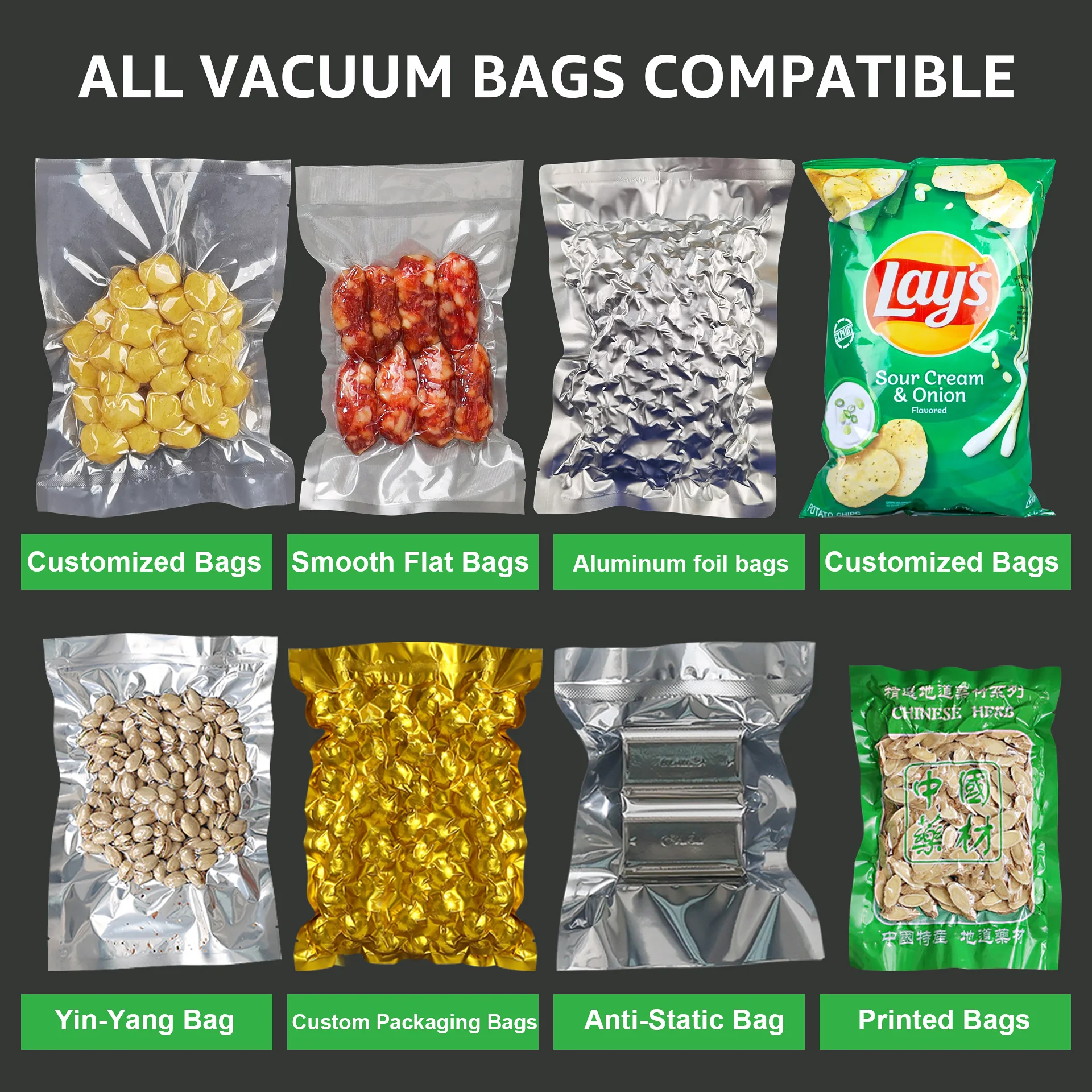 Food Vacuum Sealer MAGIC SEAL MS4005 Commercial Vacuum Sealer Machine Meat Sealer Vacuum Packing Machine Compatible with Mylar Bags Packer For Bag Sealer Food Vacuum Sealer Portable Sealing Machine