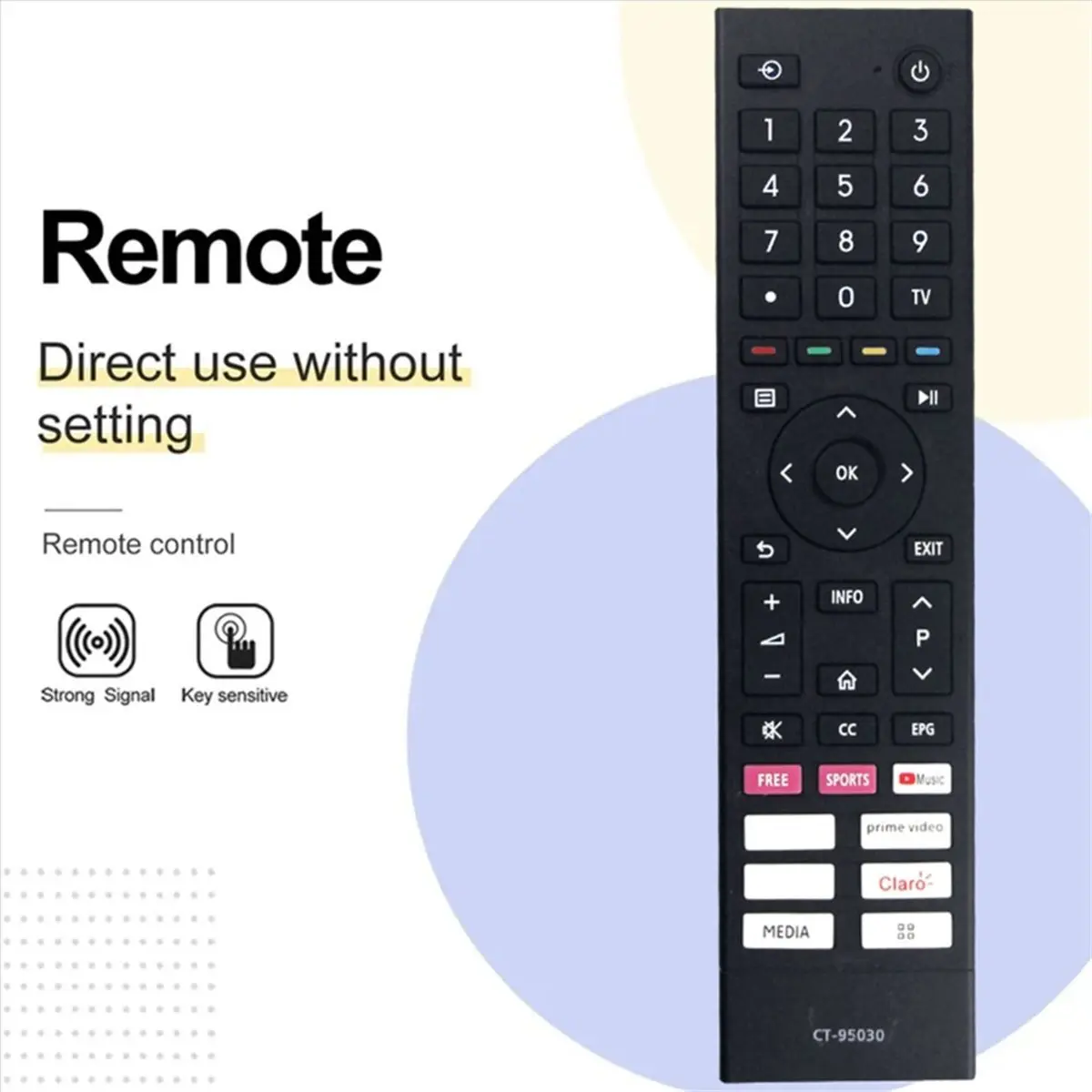 프로모션 CT-95030 도시바 4K OLED LCD HDTV 리모컨 교체용 리모컨