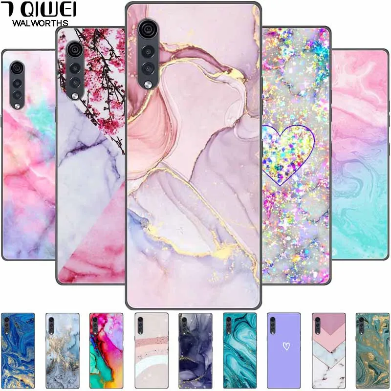 Per Lg Velvet Case Soft Silicone Fashion Marble Tpu Funda Coque Per Lg Velvet 5G 6.8 Pollici Protector Capa Per Conchiglie Lgvelvet