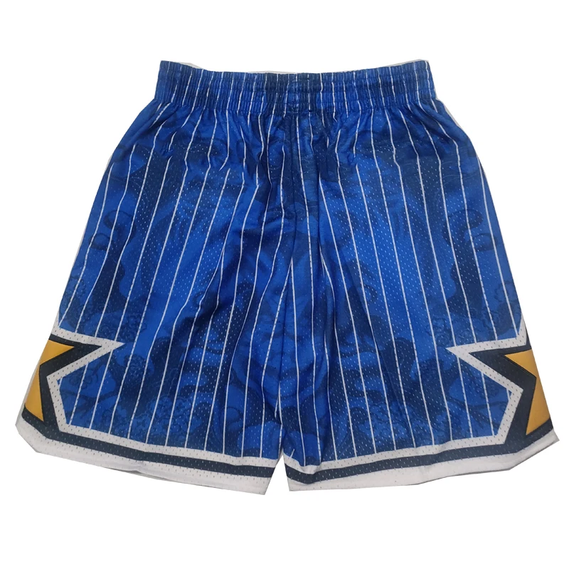 Latest Trend Personality Basketball Shorts Auckland Outdoor Sports Casual Fashion Beach Pants Ventilation Quick Dry Blue