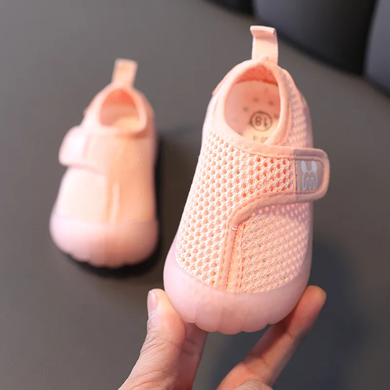 Baby Casual Shoes Toddler Boy First Walkers Summer Girls Mesh Breathable Tenis Sport Shoes 0-3 Years Kids Infant Shoes Prewalker 4