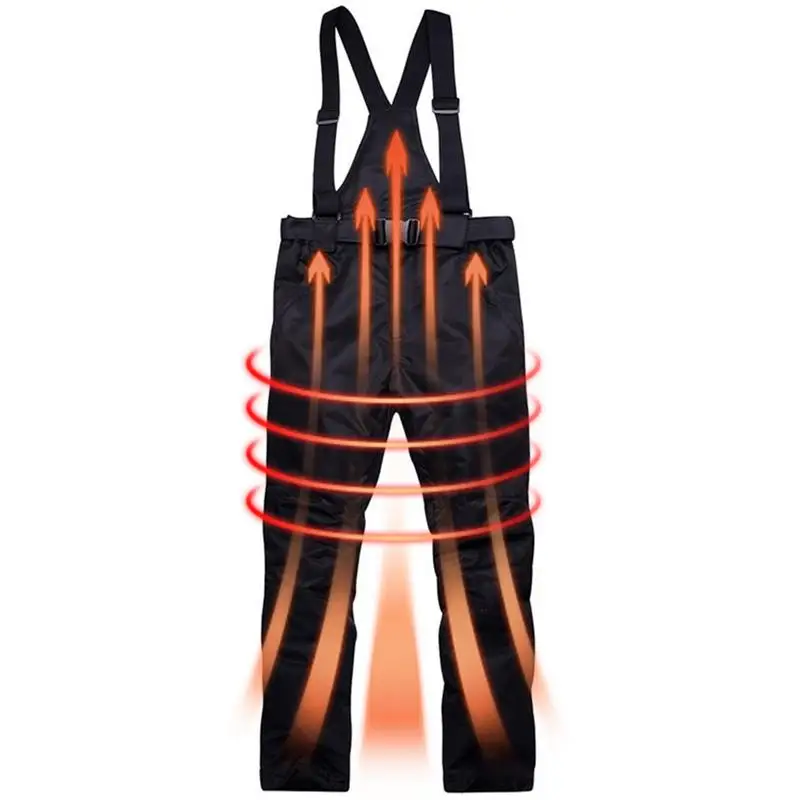 

Ski Pants Men Adjustable Breathable Men's Snow Bib Insulated Waterproof Overalls For Men Women Winter Snowboarding Pants
