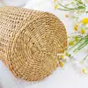 Handmade Straw Woven Flower Vase Anti-broken Japanese Style Glass Vase Plant Pot Table Decoration Scene Layout Prop 5