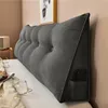 Super Soft Home Bedroom Triangle Bedside Filling Cushion Removable Washable Sofa Bed Back Support Tatami Pillow Lumbar Backrest 5