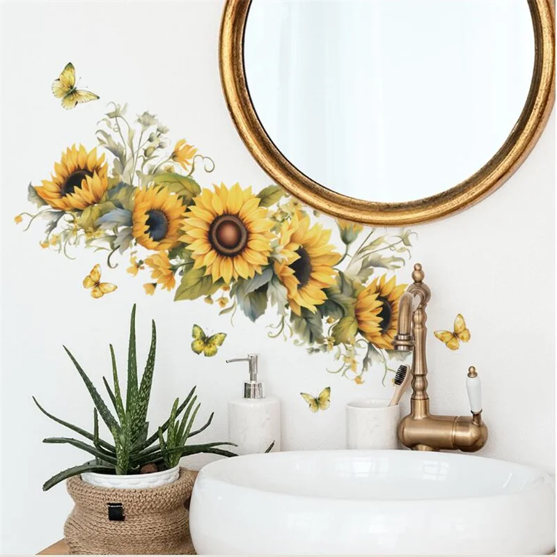Sunflower Wall Decal 5