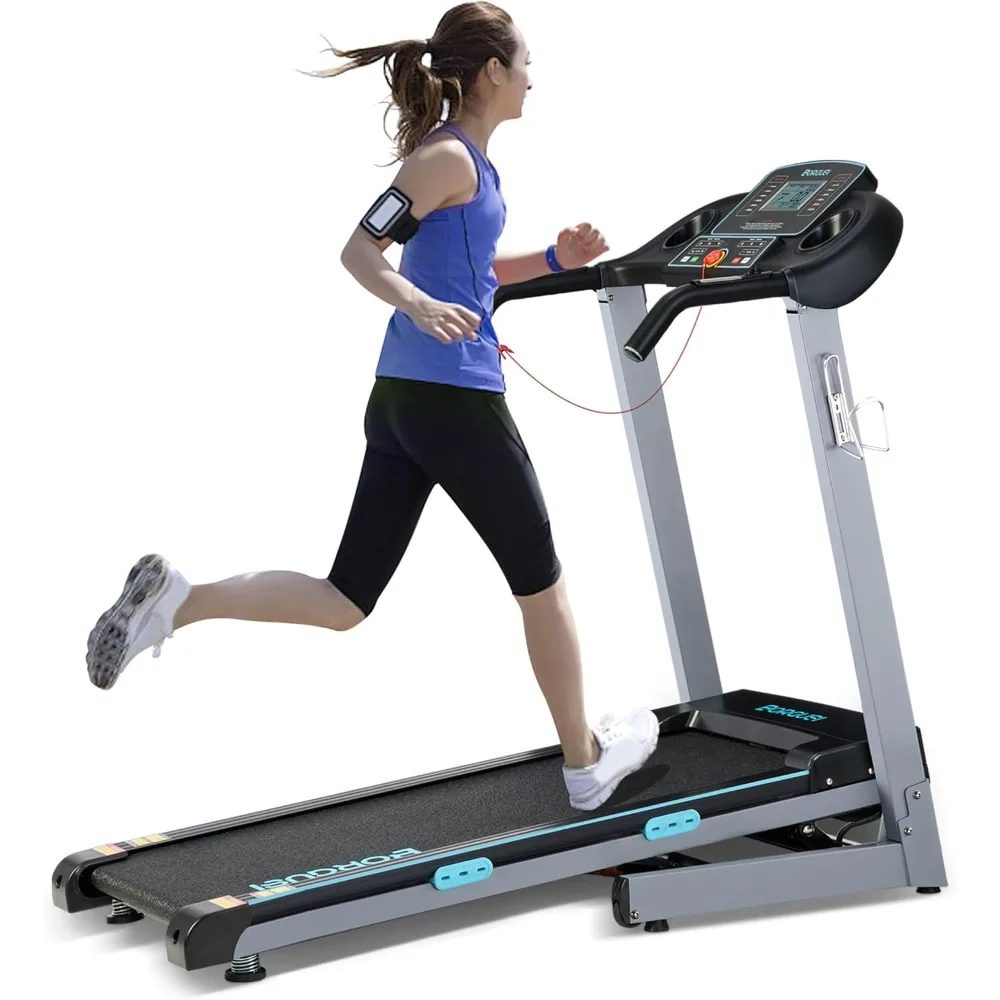 Treadmill with Auto Incline-300 lb Capacity,3.0HP Folding Electric Treadmill Up to 8.5 MPH Speed, Running Machine for Home Use