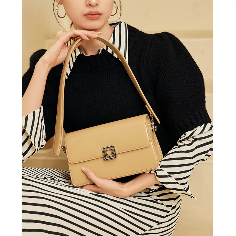 

New Women Shoulder Bags Luxury Designer Female Underarm Bag Crossbody Bag For Women 2023 Handbag Genuine Leather Casual Purses
