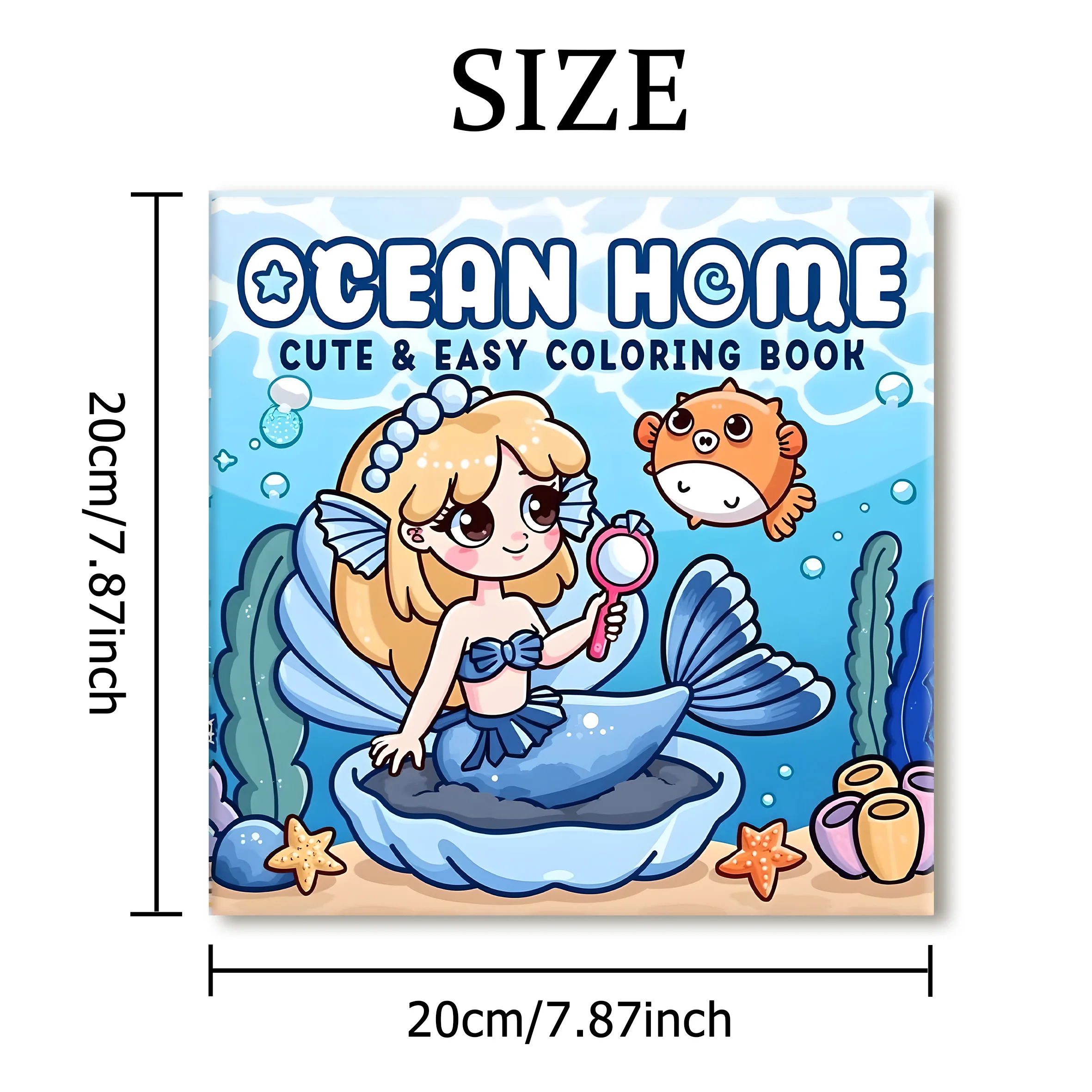 Ocean Home: Coloring Book for Adults Featuring Cute Cozy Daily Activities for Relaxation (Cozy Spaces Coloring) 2