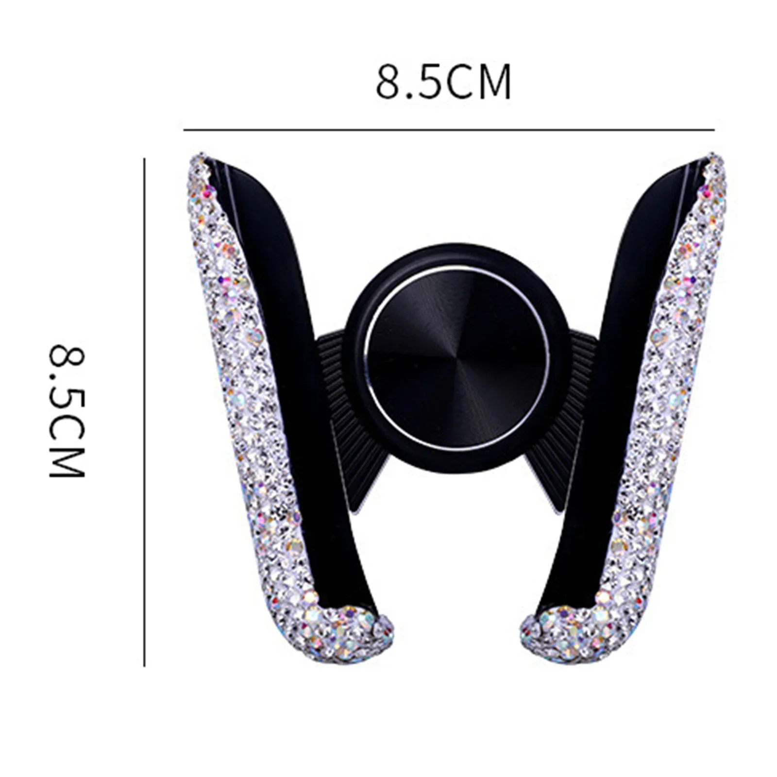 Elegant Crystal Diamond Car Phone Holder with 360° Rotation for a Secure and Stylish Upgrade