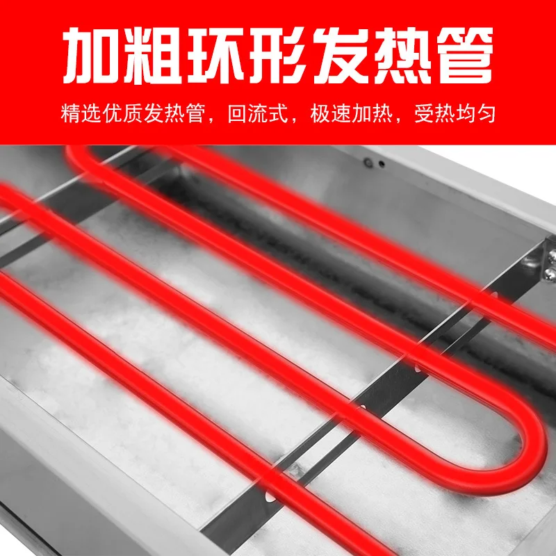 Electric Grill Stainless Steel Indoor Smokeless BBQ Machine For Home Party Roast Meat Skewers