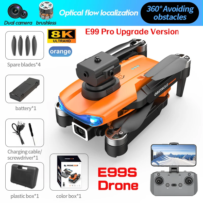 ตัวเลือกสินค้า E99 K3 Pro โดรน HD 8K กล้องคู่โหมดค้างสูงบังคับวิทยุพับเก็บได้ WiFi FPV การถ่ายภาพทางอากาศ Quadcopter ของเล่นเฮลิคอปเตอร์