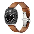 Silver button brown