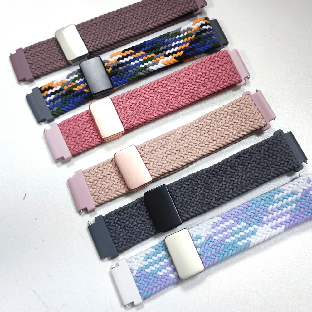 Breathable Nylon Sport Bracelet Strap, 22mm