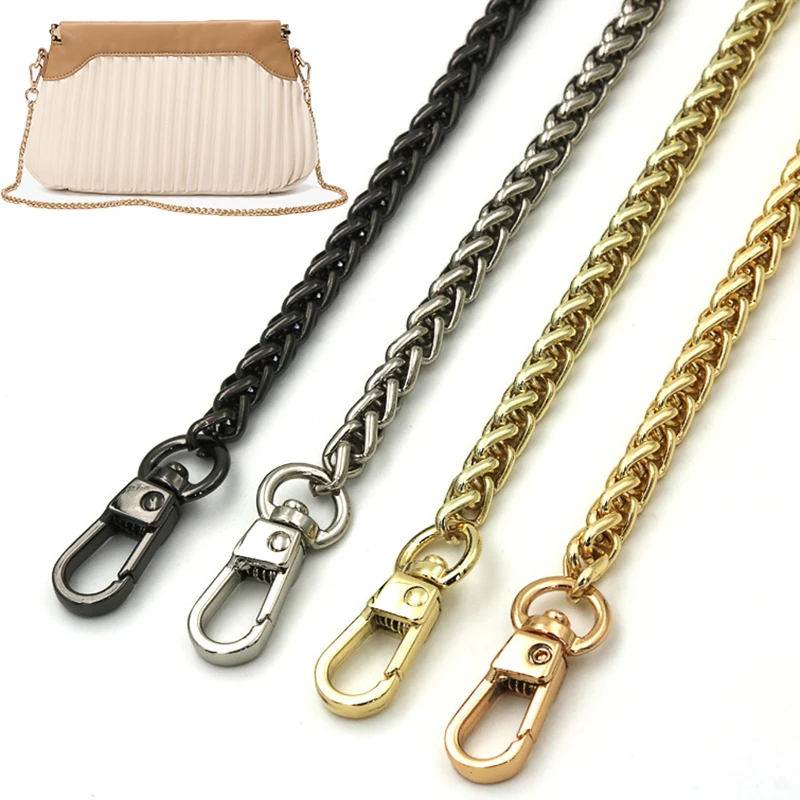 

Shoulder Bag Chain DIY Handles Metal Chain Strap Lantern Chain Bag Belt Detachable Replacement Bag Chain Bag Accessories Solid