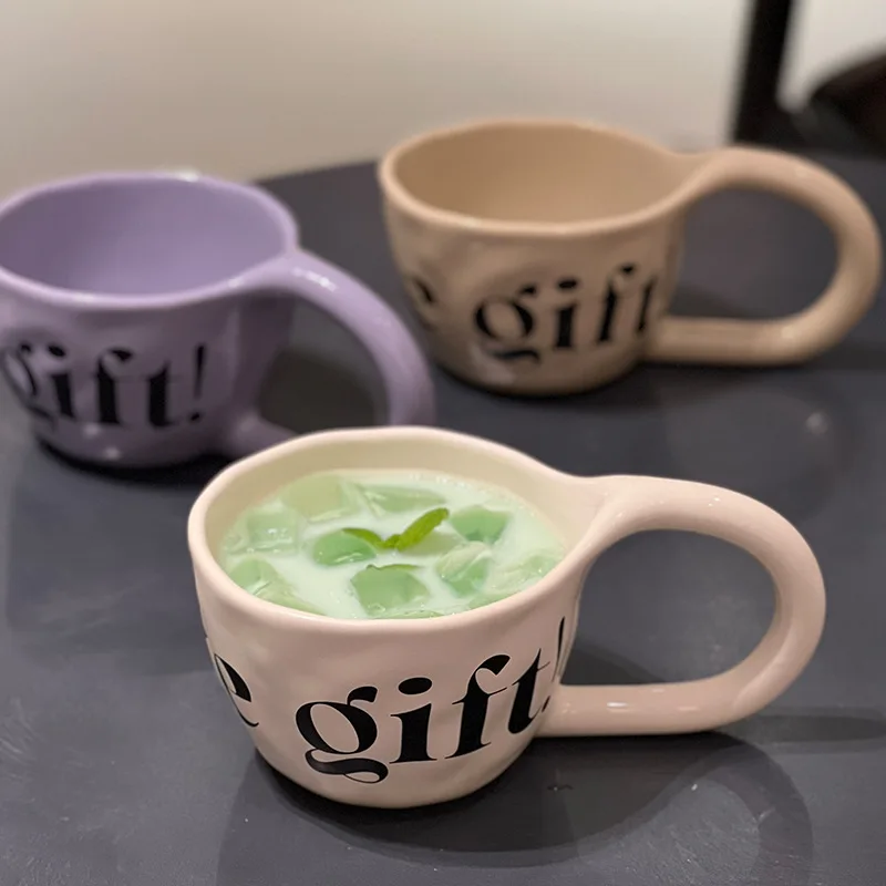 

Kitchen, Dining & Bar hand pinch creative English mug ceramic home breakfast coffee cup