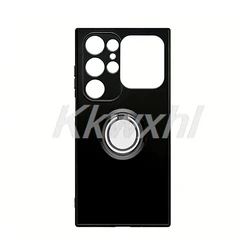 Enhanced Shockproof Phone Case with Back Ring Holder Bracket - 6.88 Inch Original Design for Oukitel C62 (Ring Case Black)