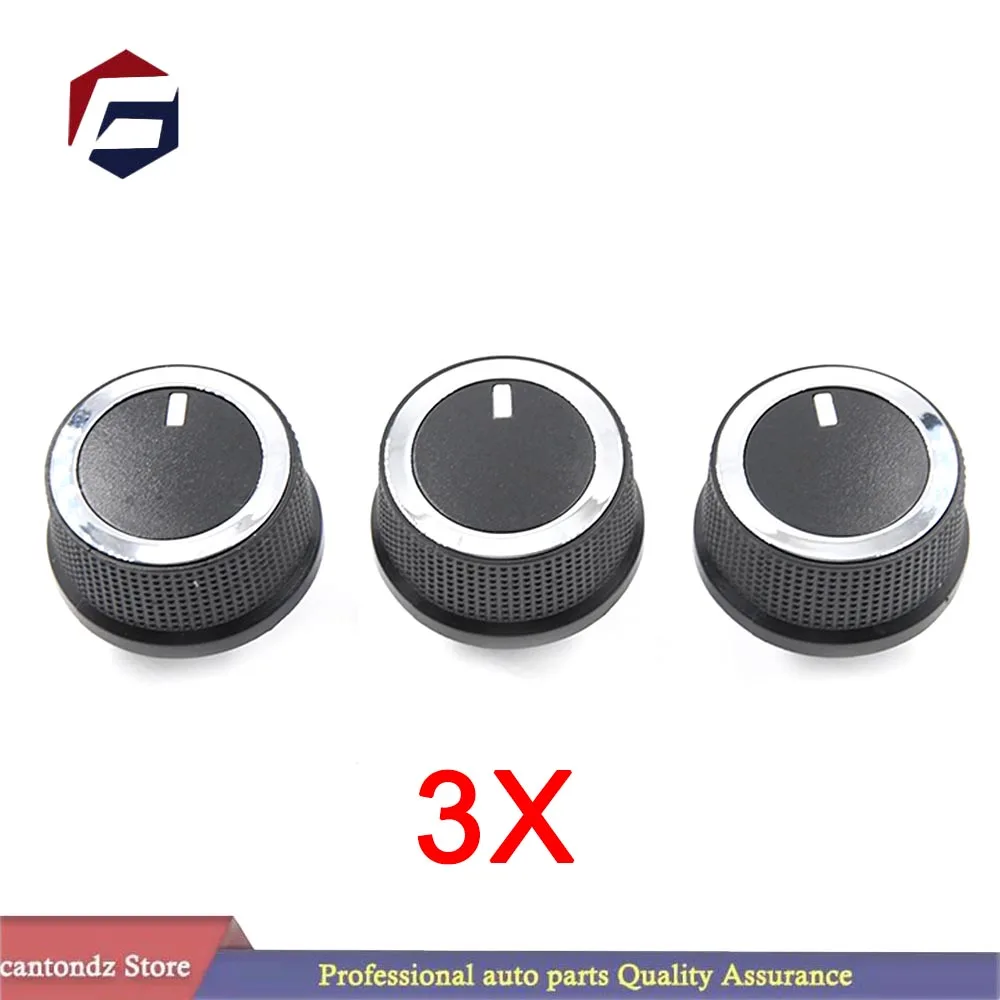 3PcsACKnobHeaterAirConditionerClimateControlSwitchKnobButton