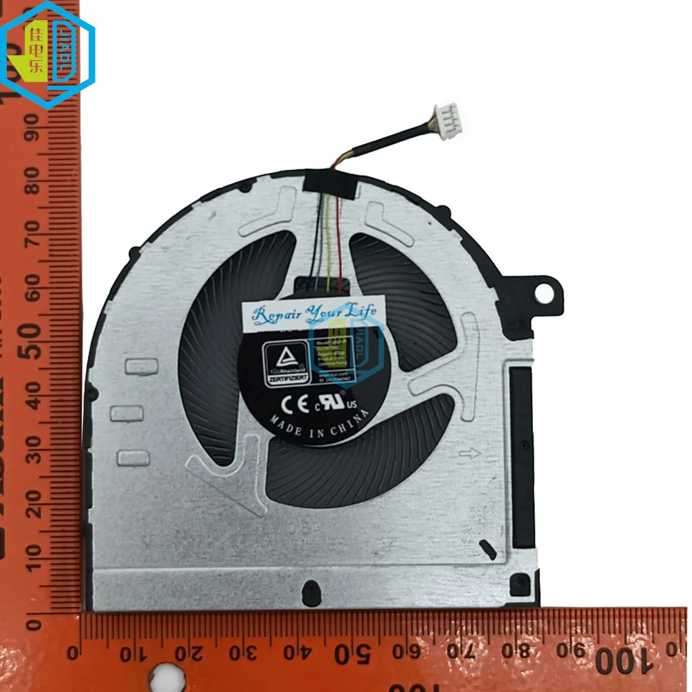 Cpu Gpu Fan Cooler para Lenovo Ideapad Ventiladores de Refrigeração Vga Laptop Ideapad Jogos 315ach6 3-15ihu6 Dfs5k12b159a1h Dfs5m325063b1h 5h40s20424 - Imagem 6