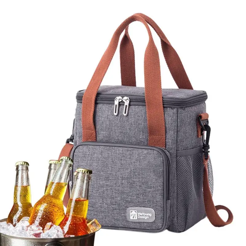 

Lunch Box Insulated Bag Tote For Food Storage Portable High Capacity Waterproof Food Handbags Case Insulated Lunch Cooler Bag