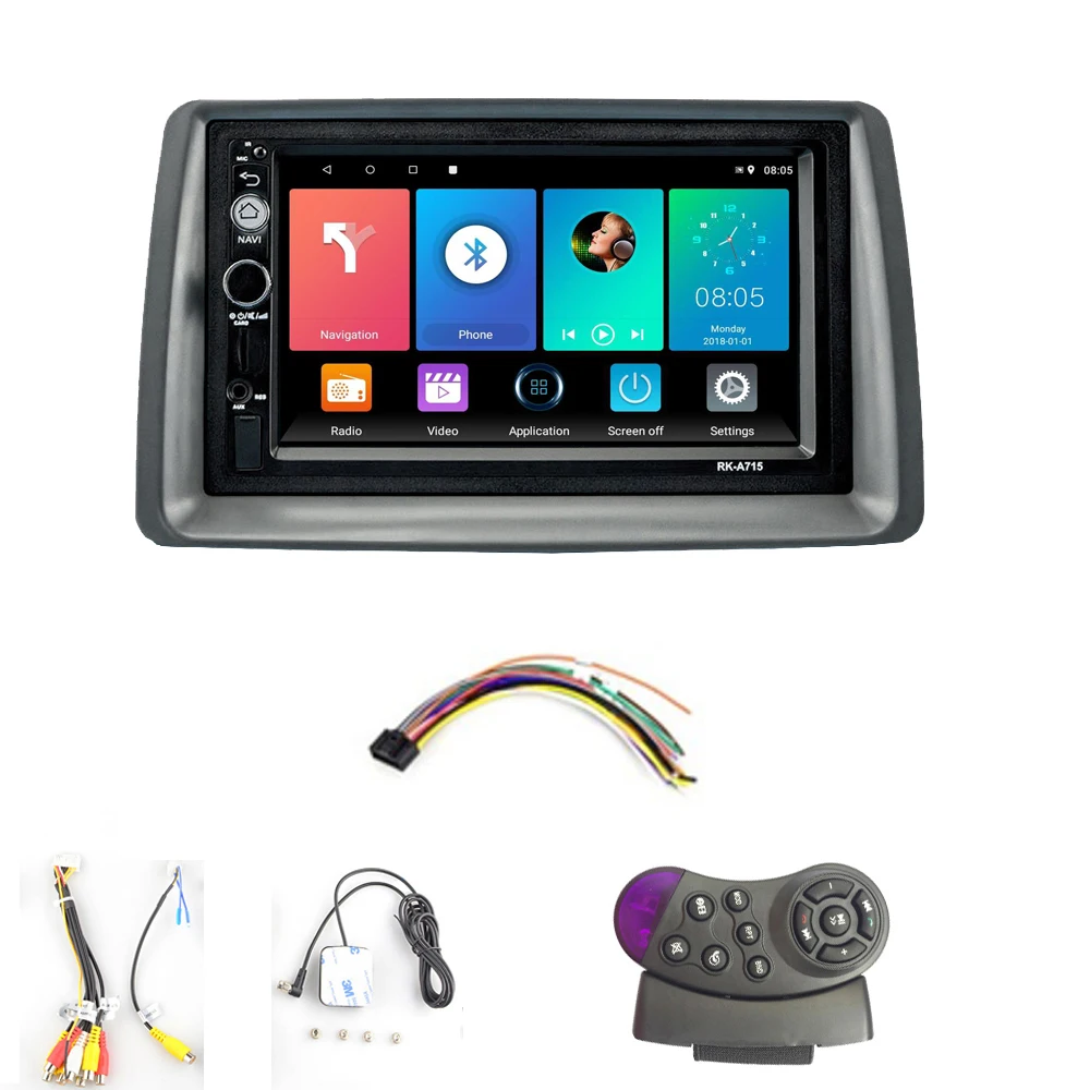 Car Multimedia Player 2 Din Carplay For FIAT Panda 2003-2012 7 Inch Head  Unit With Frame GPS Navigation Android Autoradio - AliExpress