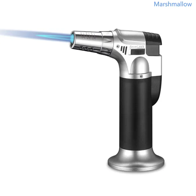 Tragbare Metall-Flame BBQ Heizung Zünd Grill Küche Lötlampe - Einstellbare Butangas-Fackel Feuerzeug Brenner Flamme