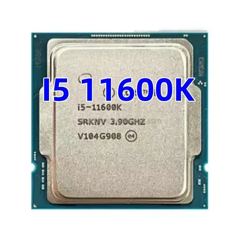 Nuovo I5-11600K I5 11600K Intel Core Support Z590 3.9Ghz Processore Cpu A Sei Core A Dodici Thread L3 = 12M 125W Lga 1200