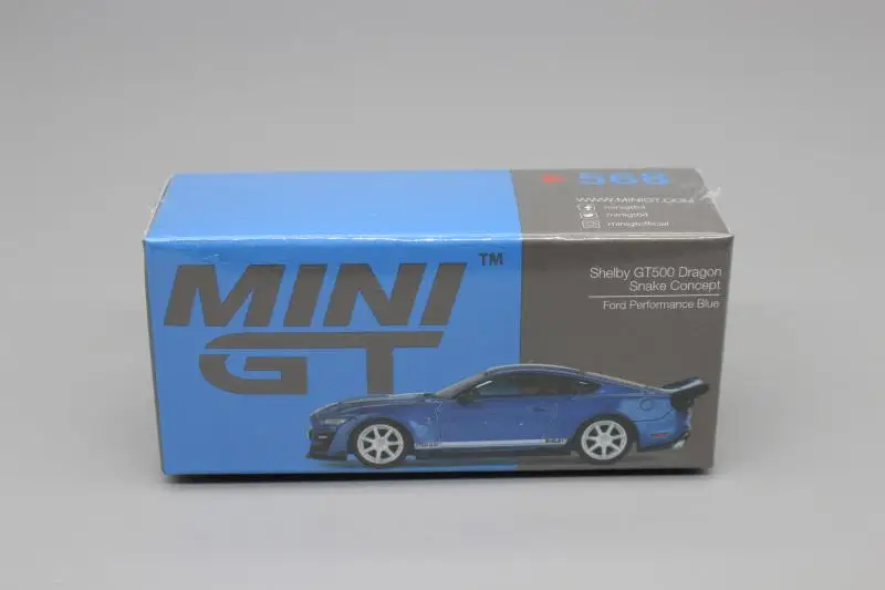 

Mini GT1:64 Mustang Shelby GT500 Diecast Model Car Kids Toys Gift