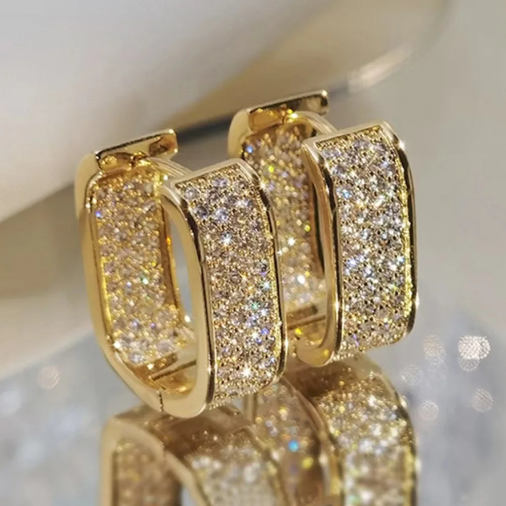 High quality Exquisite sparkling U-shaped design